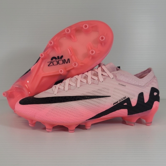 NIKE Zoom Mercurial Vapor 15 Elite AG-Pro Soccer Cleats Mens 5 Womens 6.5 Pink